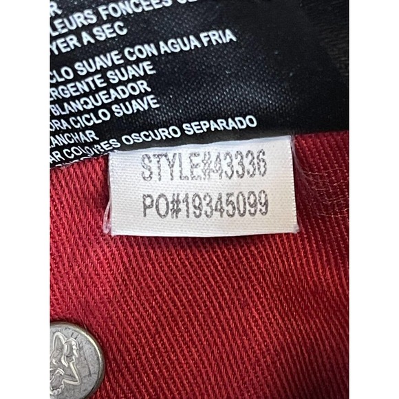 Fox Racing Jeans Adult 28 Black T-Rex Straight Leg Mid Rise Denim Womens NWT - Picture 11 of 14